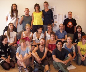 Gruppbild på kursdeltagare